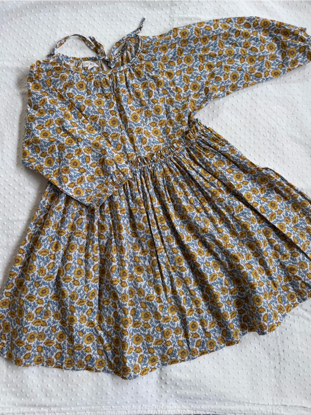 Liberty fabric cotton dress